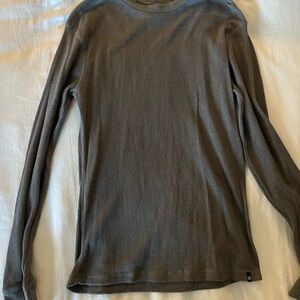 Billabong Men's Long Sleeve Ribbed Tee - Charcoal